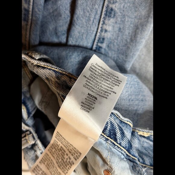 Mother Jeans 26 Womens Blue Huffy Flood High Rise Rigid Denim Light Wash - Picture 11 of 12